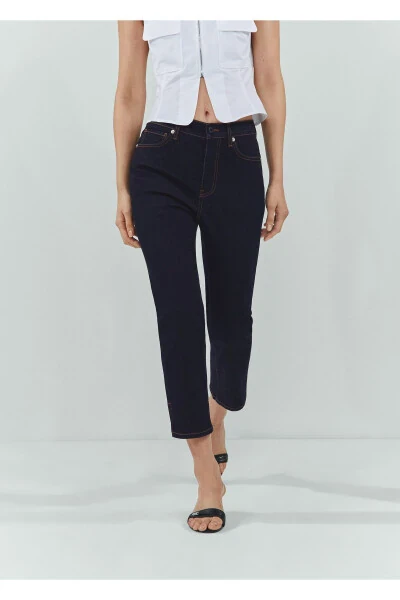 Dark Denim Women's Jeans 67073695 - 4