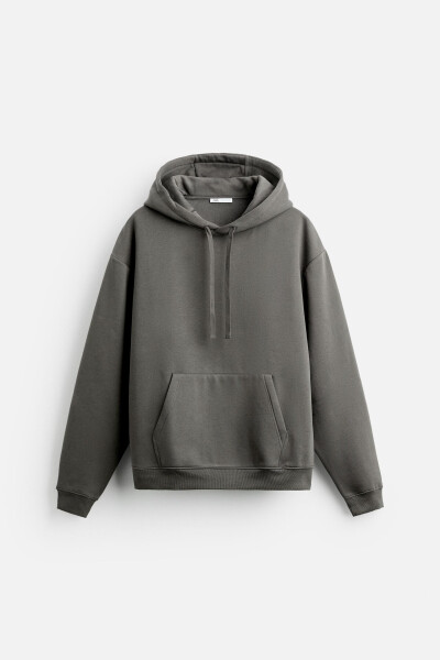 Dark khaki hooded sweatshirt - 19