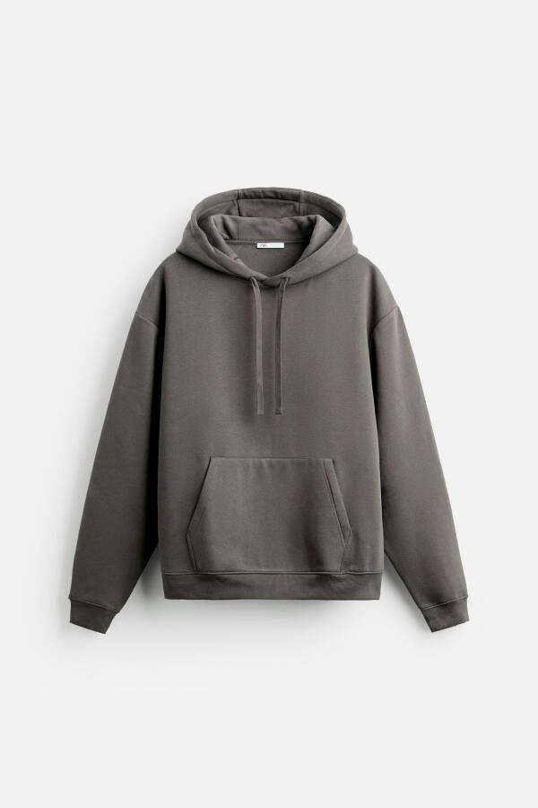 Dark khaki hooded sweatshirt - 11