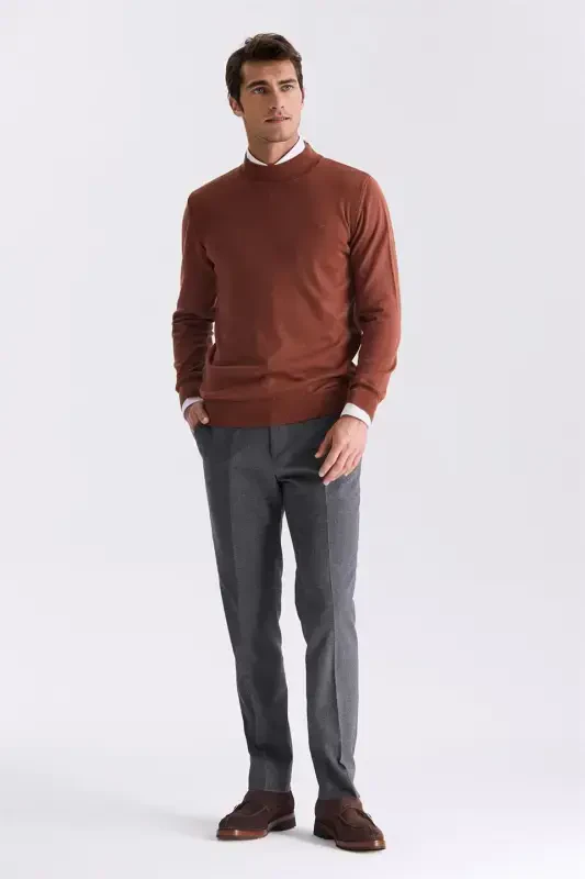 Darmon Slim Fit Yarim Balchiq Triko Pulöver - 2