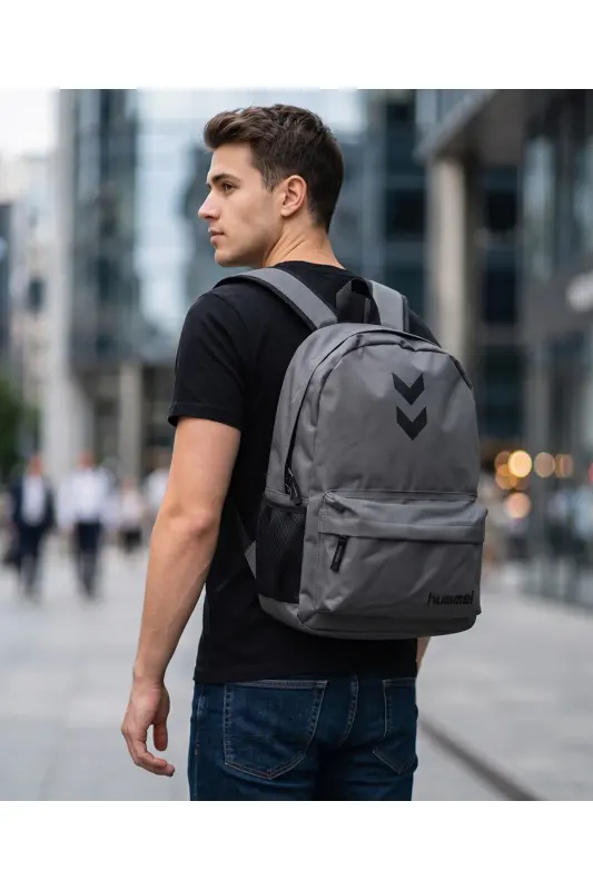 Darrel Bag Pack Gri Sırt Çantası 980152-2074 - Gri-Siyah - HUMMEL