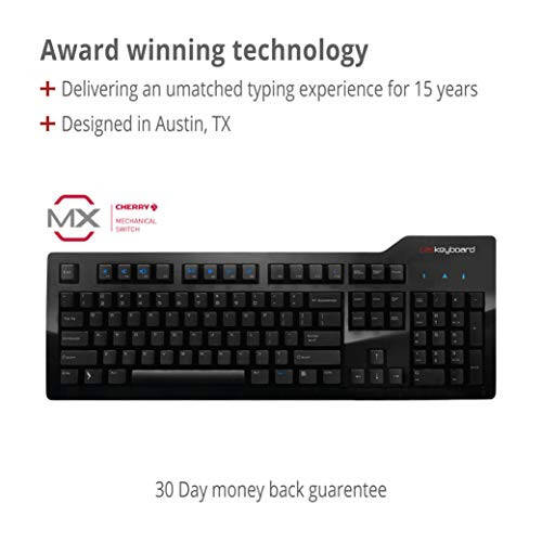 Das Keyboard Model S Profesyonel Kablolu Mekanik Klavye, Cherry MX Brown Mekanik Anahtarlar, 2 Portlu USB Hub, Lazer Kazınmış Tuş Kapakları (104 Tuş, Siyah) - 8