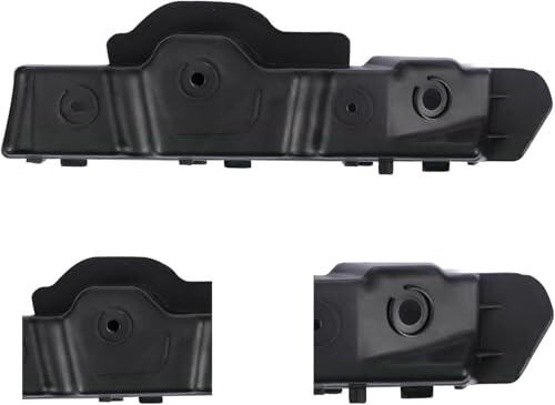 DAT AUTO PARTS Front Left Driver & Right Passenger Side Bumper Retainer Bracket Set Of 2 Replacement For 2013-2016 Chevrolet Malibu Black Textured GM1042114 GM1043114 22986140 22986141 - 3