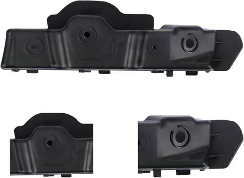 DAT AUTO PARTS Front Left Driver & Right Passenger Side Bumper Retainer Bracket Set Of 2 Replacement For 2013-2016 Chevrolet Malibu Black Textured GM1042114 GM1043114 22986140 22986141 - 3