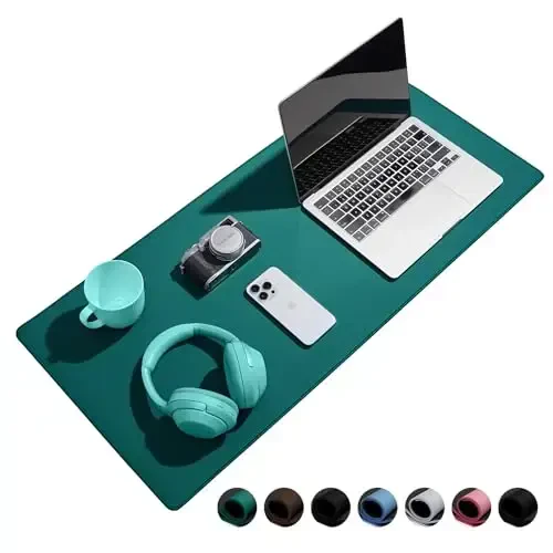 Reniteco Waterproof Large Gaming Mouse Pad with Durable Stitched Edges, Non-Slip Rubber Base, Grainy Jacquard Mouse Mat Desk Pad for Home Office Gaming, 27.6