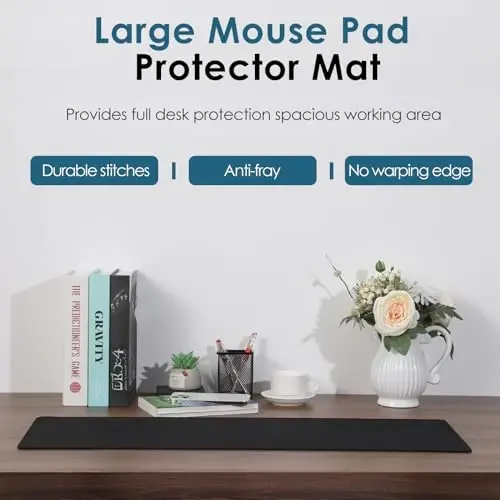 Dizzy Balloon Large Extended Mouse Pad with Durable Stitched Edges, 31.50