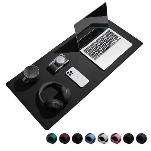 Reniteco Waterproof Large Gaming Mouse Pad with Durable Stitched Edges, Non-Slip Rubber Base, Big Computer Keyboard Mouse Mat Desk Pad for Home Office Gaming Work, 31.5