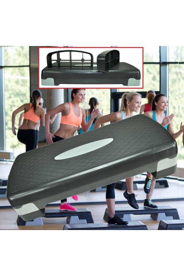 Dayanıklı Iki Kademeli Ev Için Uygun Ayarlanabilir Fitness Step Tahtası - 1