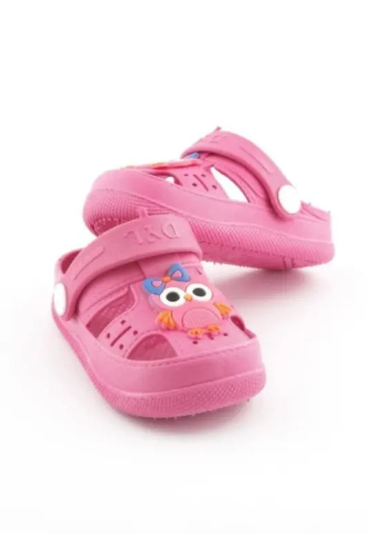 Daye Kundalik Ortopedik Sirpanmaydigan Taglik Hayvon Shaklli Bolalar Sandal Shapkasi Bkpk01001-FUŞYA - 2