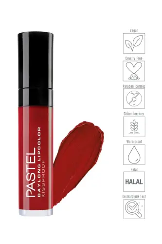 Daylong Lipcolor Kissproof - Suyuq mat lab bo'yog'i 09 - PASTEL (1)