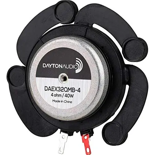 Dayton Audio DAEX32QMB-4 Quad Feet Mega Bass 32mm Exciter 40W 4 OModazone - 4