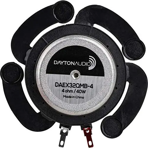 Dayton Audio DAEX32QMB-4 Quad Feet Mega Bass 32mm Exciter 40W 4 OModazone - 6