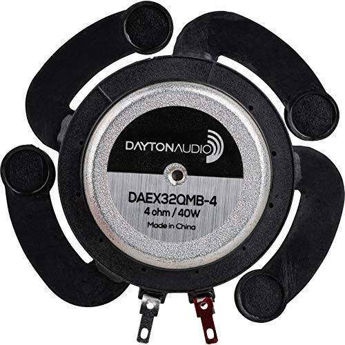 Dayton Audio DAEX32QMB-4 Quad Feet Mega Bass 32mm Exciter 40W 4 Ohm - 4