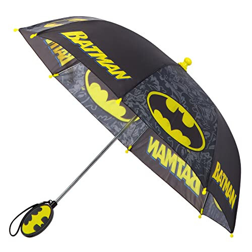 DC Comics Kids Umbrella, Batman Toddler and Little Boy Rain Wear for Ages 3-6 - 23