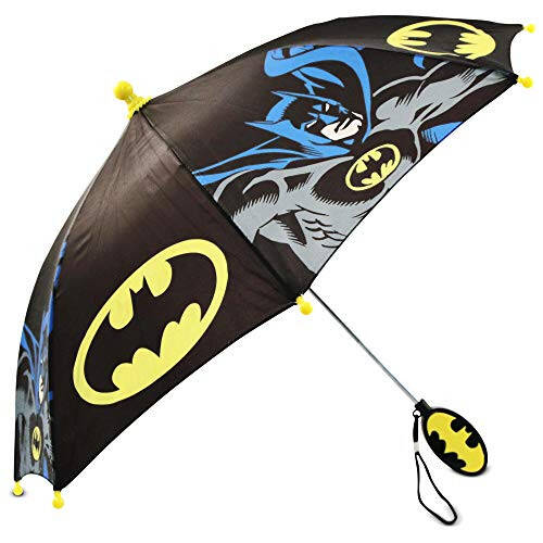 DC Comics Kids Umbrella, Batman Toddler and Little Boy Rain Wear for Ages 3-6 - 17