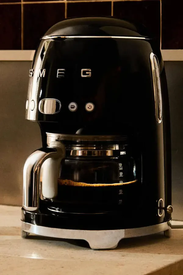 Dcf02bleu Filter Coffee Machine, 50's Style, Black - 5