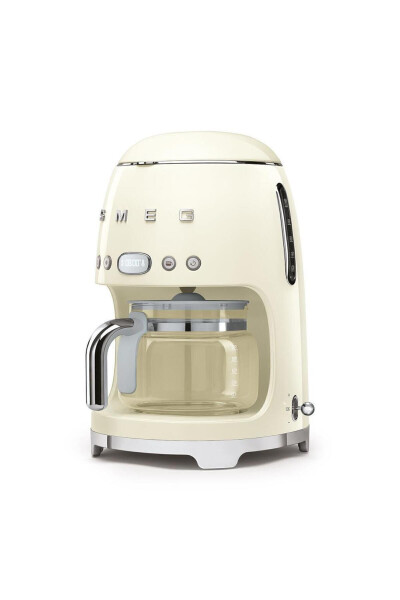 Dcf02creu Filter Coffee Machine, 50's Style, Cream - 10