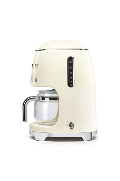 Dcf02creu Filter Coffee Machine, 50's Style, Cream - 11