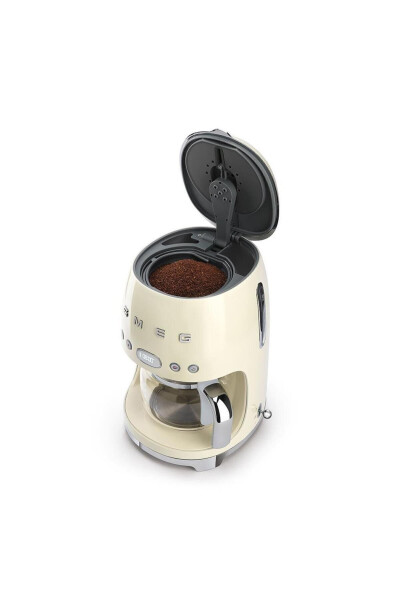 Dcf02creu Filter Coffee Machine, 50's Style, Cream - 14