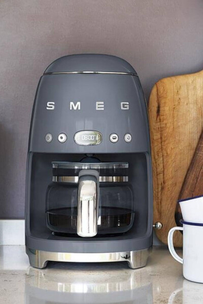 50's Style Retro Barut Gri Filtre Kahve Makinesi Dcf02greu - 6