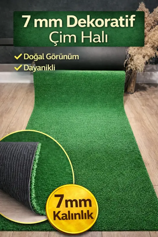 Decorative Artificial Grass Carpet 7 Mm - NURTEKS