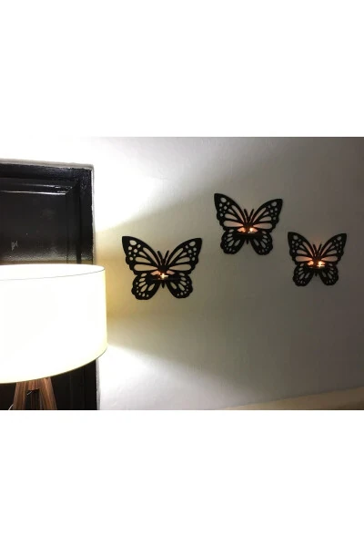 Decorative Butterfly Wall Shelf 3-Piece Set 545351 - 11