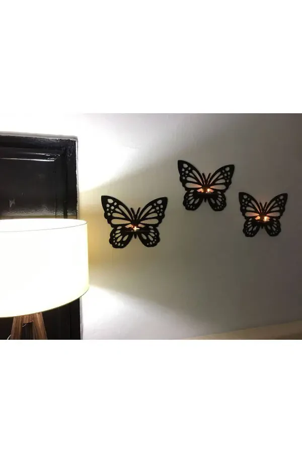 Decorative Butterfly Wall Shelf 3-Piece Set 545351 - 11