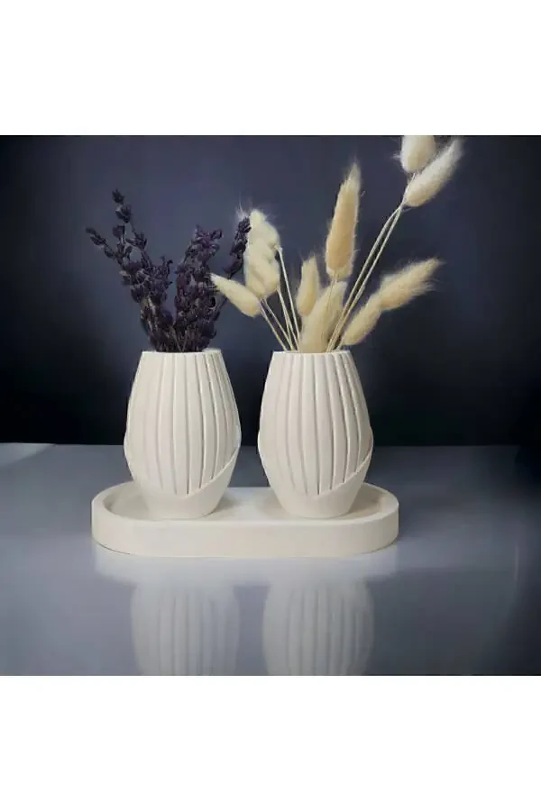 Decorative Living Room Vase Set - 1