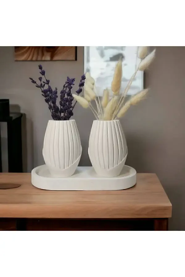 Decorative Living Room Vase Set - 2