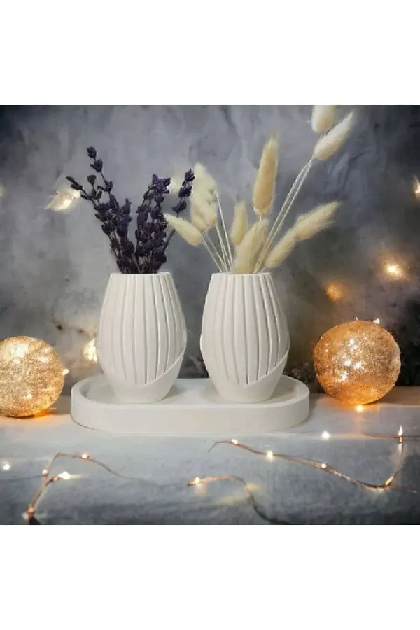 Decorative Living Room Vase Set - 3