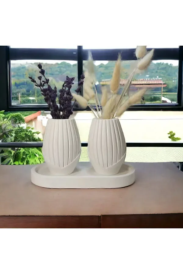 Decorative Living Room Vase Set - 5