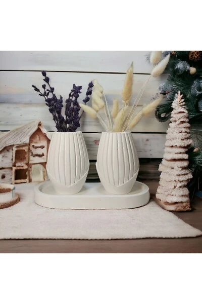 Decorative Living Room Vase Set - 6