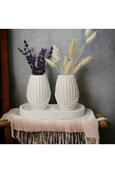 Decorative Living Room Vase Set - 7