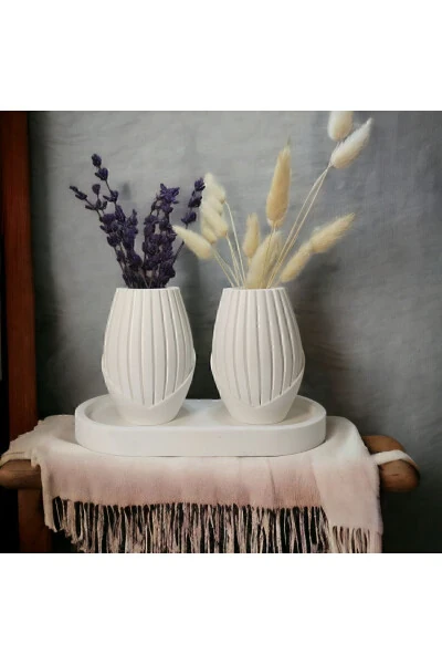 Decorative Living Room Vase Set - 8
