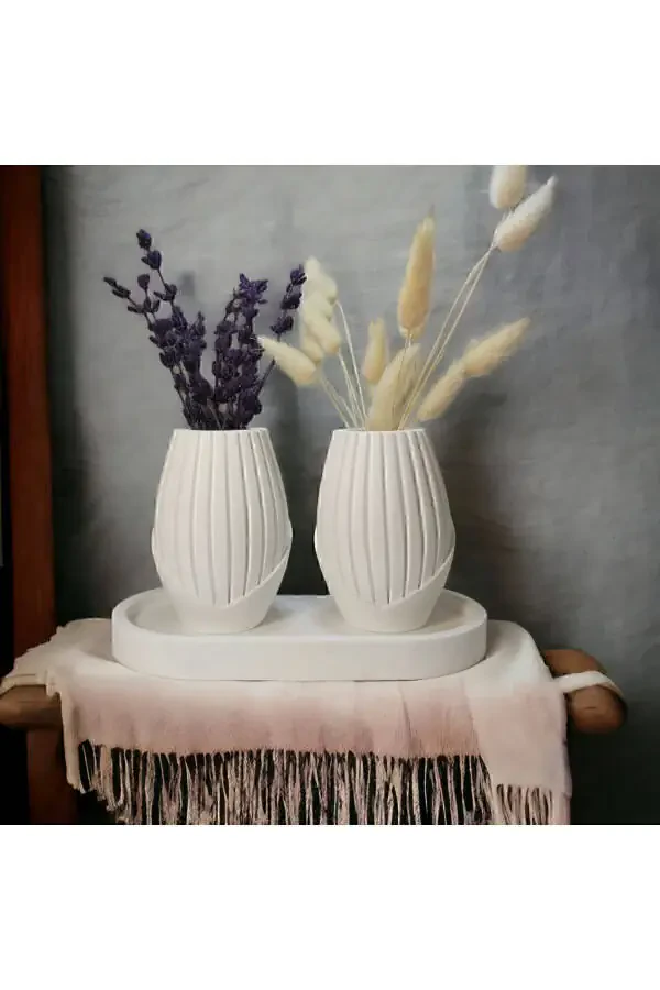 Decorative Living Room Vase Set - 8