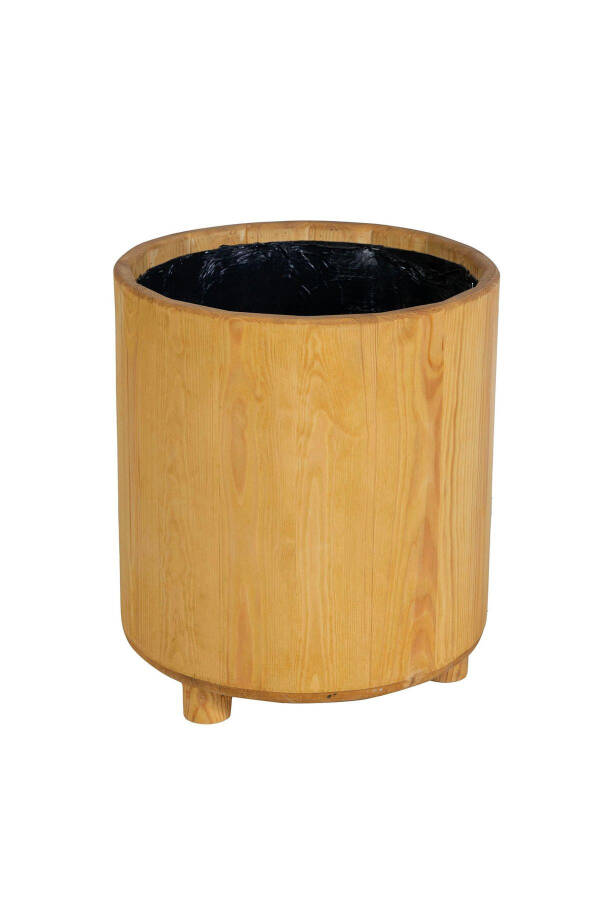 Decorative Pine Pot - Cylinder - 1