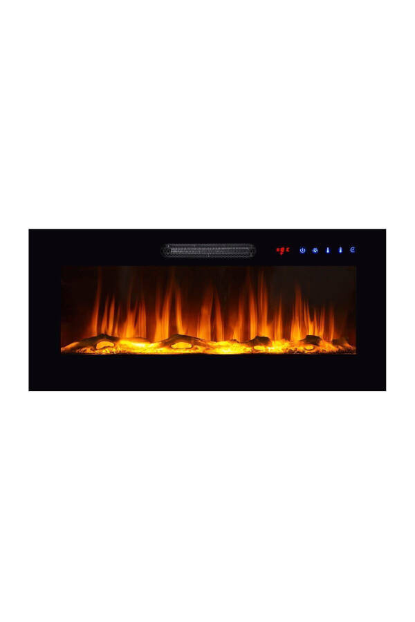 Decorative Plasma 101 Cm 8 Color Bluetooth, Flame Sound, Wifi Electric Fireplace Heater - 8