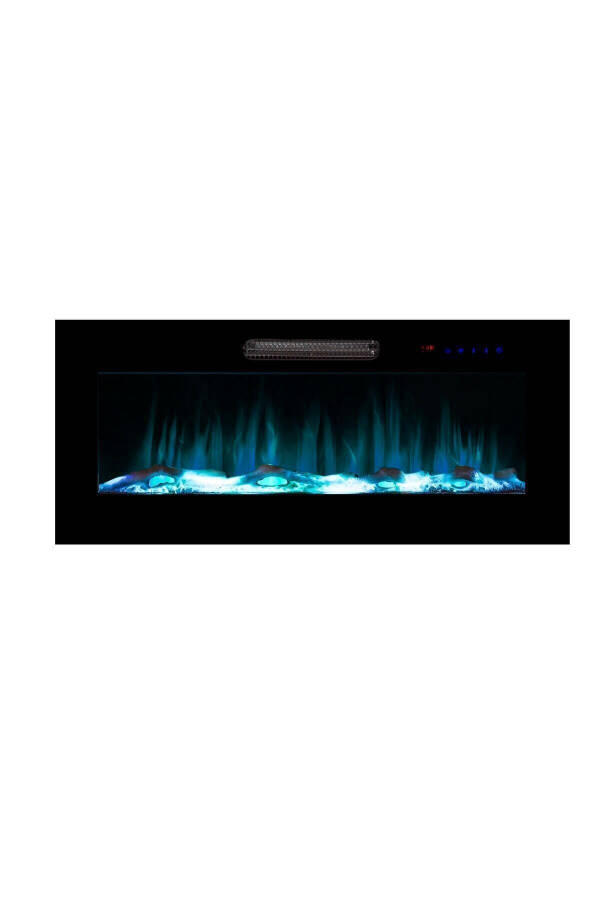 Decorative Plasma 101 Cm 8 Color Bluetooth, Flame Sound, Wifi Electric Fireplace Heater - 7