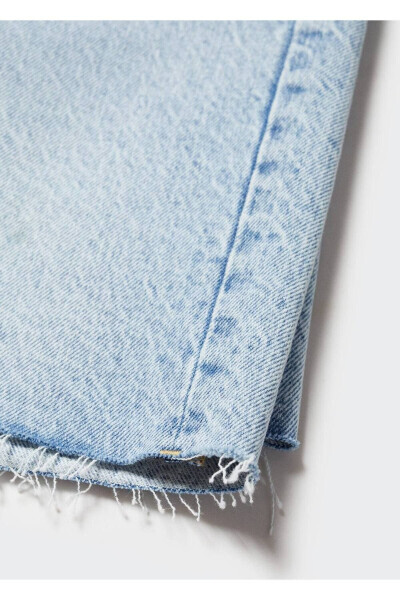 Decorative ripped denim bermuda shorts - 7
