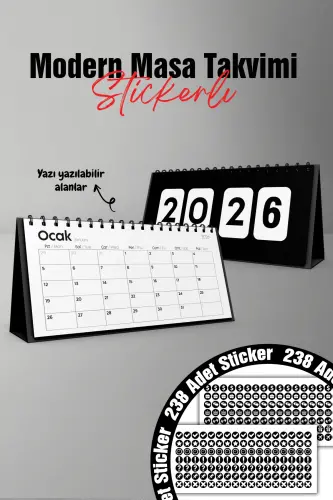 Decorative Spiral (10x20cm) 2024 Desk Calendar - COPYRITE (1)
