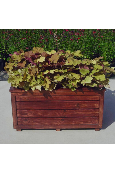 Decorative Wooden Planter - Long - 13