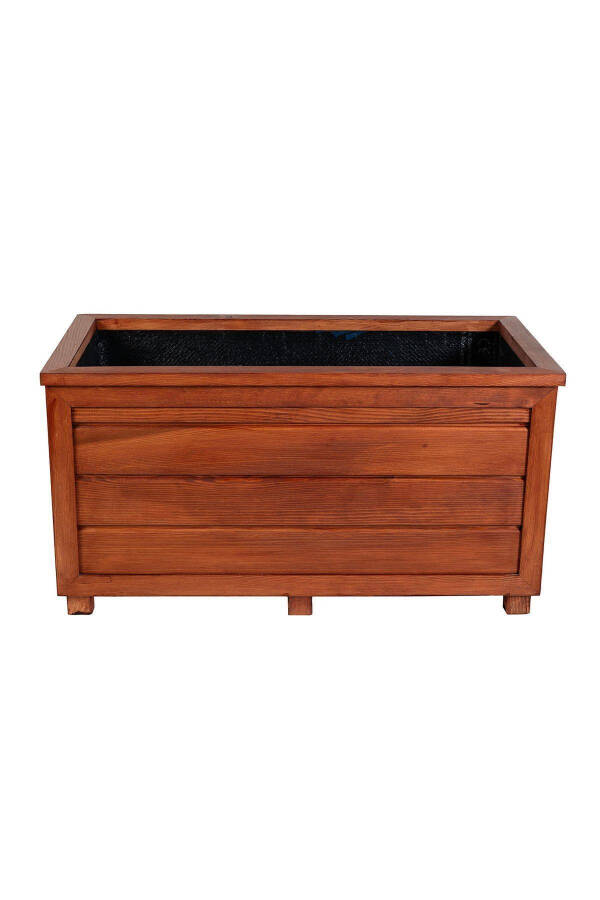 Decorative Wooden Planter - Long - 8