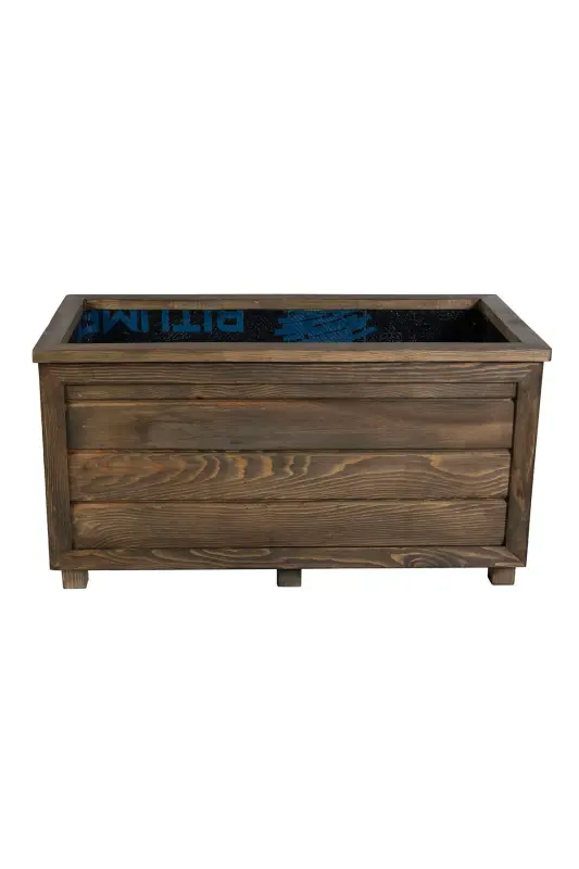Decorative Wooden Planter - Long - 4