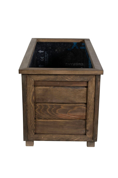 Decorative Wooden Planter - Long - 4