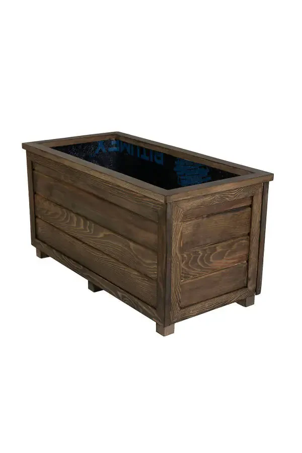 Decorative Wooden Planter - Long - 11
