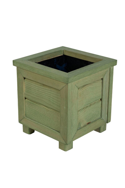 Decorative Wooden Planter Small Size - 5