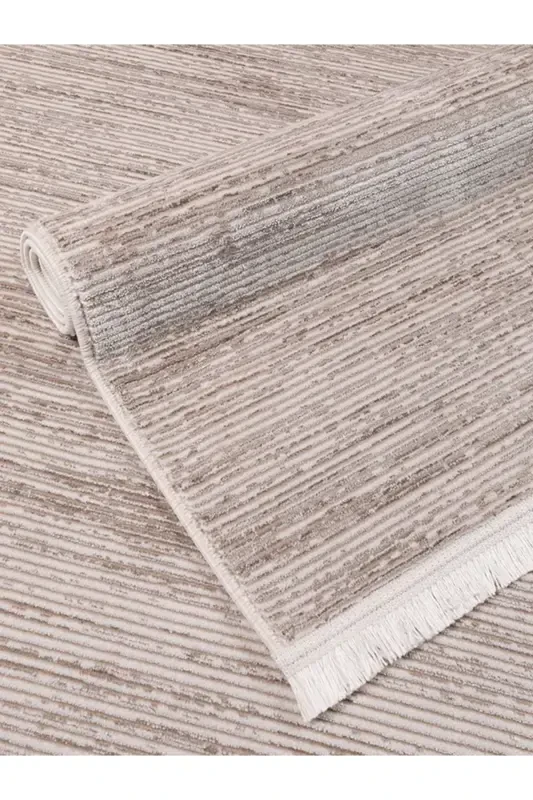 Decorative Woven Non-Slip Lint-Free Living Room Bedroom Kids Room Kitchen Hallway Rug 4014-Beige - 4