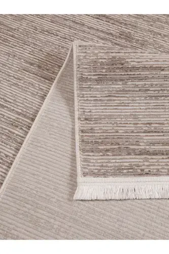 Decorative Woven Non-Slip Lint-Free Living Room Bedroom Kids Room Kitchen Hallway Rug 4014-Beige - 6