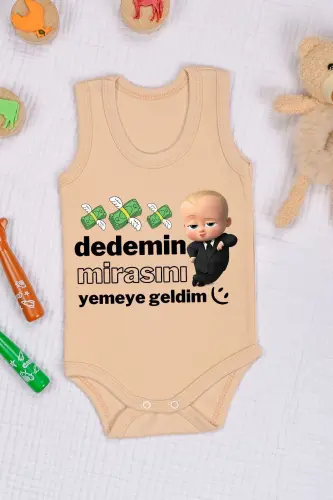 Dedamning merosini yeyishga keldim bosma chiptali body zibin-bej 