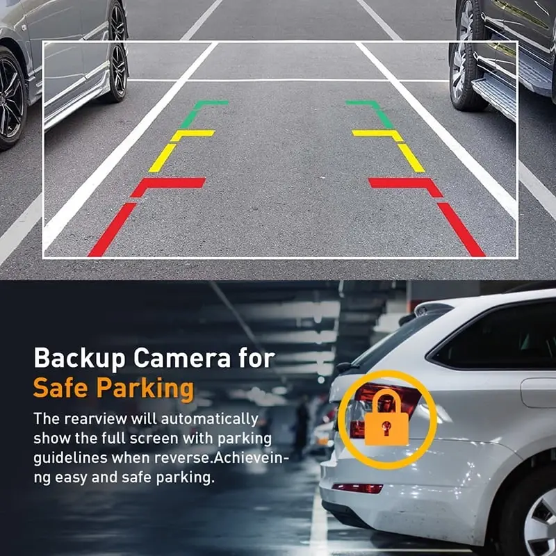 Dedaqian 360° Dash Cam Front And Rear Inside 4 Channels FHD 4 x 1080P Wi-Fi GPS Car Camera, Free 64GB SD Card, Night Vision - 6